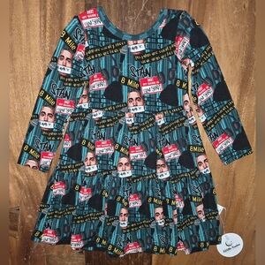 Eminem Bamboo Twirl Dress Girls Size 3T NWT